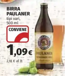 Ipercoop Birra Paulaner offerta