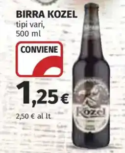 Ipercoop Birra Kozel offerta