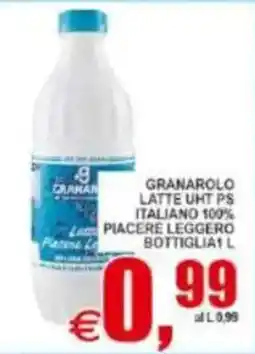 Pewex Granarolo latte UHT P.S. italiano 100% piacere leggero offerta