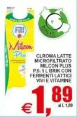 Pewex Clroma latte microfiltrato milcon plus offerta