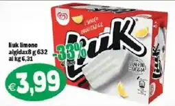 Il Castoro Supermercati Liuk limone offerta