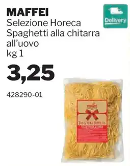 GrosMarket Maffei Selezione Horeca Spaghetti alla chitarra all'uovo offerta