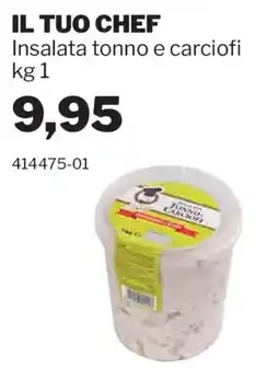 GrosMarket Il tuo chef insalata tonno e carciofi offerta