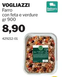 GrosMarket Vogliazzi Farro con feta e verdure offerta
