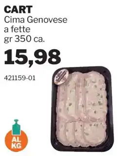 GrosMarket Cima Genovese offerta