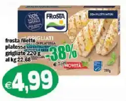 Il Castoro Supermercati Frosta filetto platessa grigliato offerta