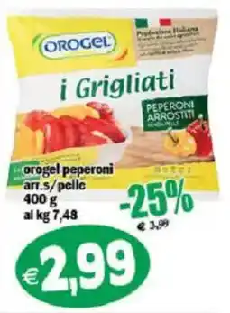 Il Castoro Supermercati Orogel peperoni offerta