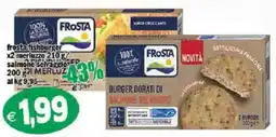 Il Castoro Supermercati Frosta burger dorati di salmone selvaggio offerta