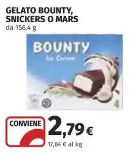 Ipercoop Gelato Bounty offerta