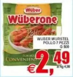 Pewex Wüber Würstel Pollo offerta