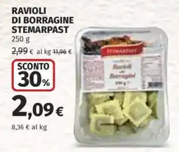 Ipercoop Ravioli di borragine Stemarpast offerta