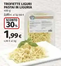 Ipercoop TROFIETTE LIGURI PASTAI IN LIGURIA offerta