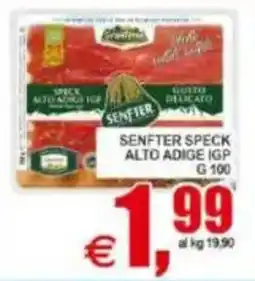 Pewex Senfter speck alto adige igp offerta