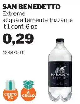 GrosMarket San Benedetto Extreme acqua altamente frizzante offerta