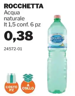 GrosMarket Acqua naturale Rocchetta offerta