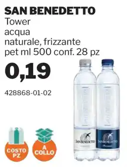 GrosMarket San Benedetto Tower acqua naturale frizzante offerta