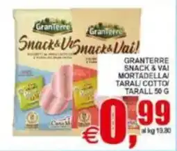 Pewex GranTerre Snack & Vai Mortadella/ Taral/Cotto offerta
