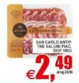 Pewex San Carlo Antip. Tre Salumi Piac. DOP offerta