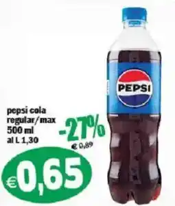 Il Castoro Supermercati pepsi cola regular/max offerta