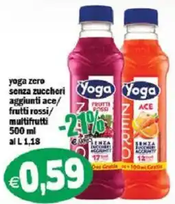 Il Castoro Supermercati Yoga frutti rossi offerta