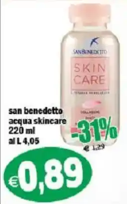Il Castoro Supermercati san benedetto acqua skincare offerta