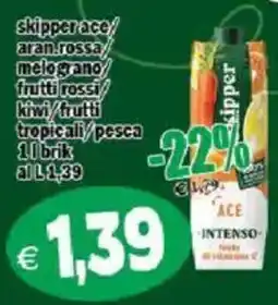 Il Castoro Supermercati Skipper Ace Intenso offerta