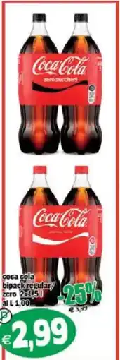 Il Castoro Supermercati Coca Cola bipack regular/zero offerta