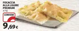 Ipercoop Focaccia alla ligure premium offerta