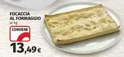 Ipercoop Focaccia al formaggio offerta
