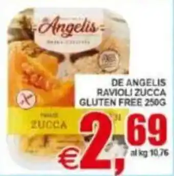 De Angelis ravioli zucca gluten free