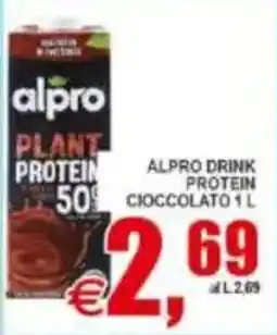Pewex Alpro drink protein cioccolato offerta