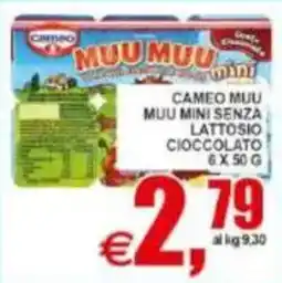 Pewex Cameo Muu Muu Mini senza lattosio cioccolato offerta