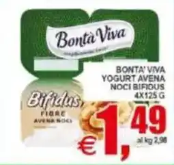 Pewex Bontà Viva Yogurt Avena Noci Bifidus offerta