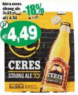 Il Castoro Supermercati Ceres strong ale offerta