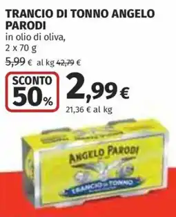 Ipercoop Trancio di tonno Angelo Parodi offerta