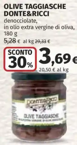 Ipercoop Olive taggiasche Donte&Ricci offerta