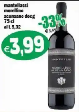 Il Castoro Supermercati Mantellassi morellino di scansano offerta