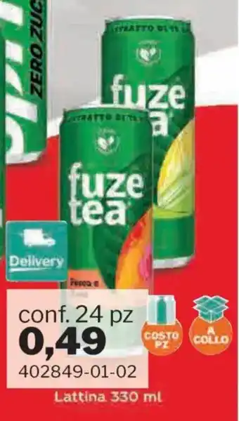 GrosMarket fuze tea offerta