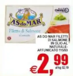 Pewex AS DO MAR Filetti di Salmone offerta