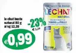 Il Castoro Supermercati Le chat buste natural offerta