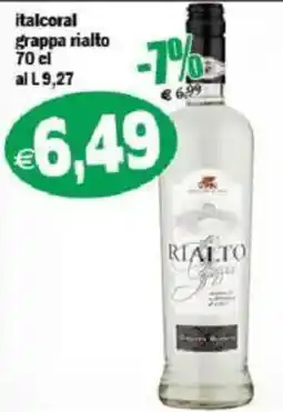 Il Castoro Supermercati grappa rialto offerta