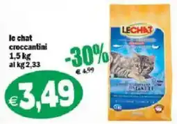 Il Castoro Supermercati Le chat croccantini offerta