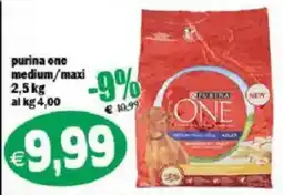 Il Castoro Supermercati purina one medium/maxi offerta
