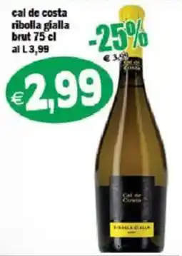 Il Castoro Supermercati Cal de Costa ribolla gialla offerta
