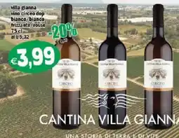 Il Castoro Supermercati Vino circeo dop bianco/bianco frizzante/rosso offerta