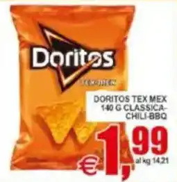 Pewex Doritos Tex Mex Classica-Chili-Bbq offerta