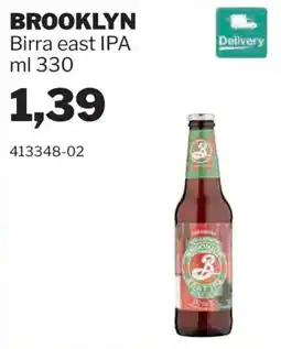 GrosMarket Brooklyn Birra east IPA offerta
