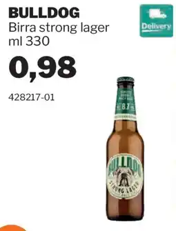 GrosMarket Bulldog Birra strong lager offerta