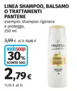 Ipercoop Shampoo Pantene offerta