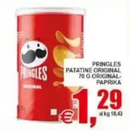 Pewex Pringles patatine original offerta